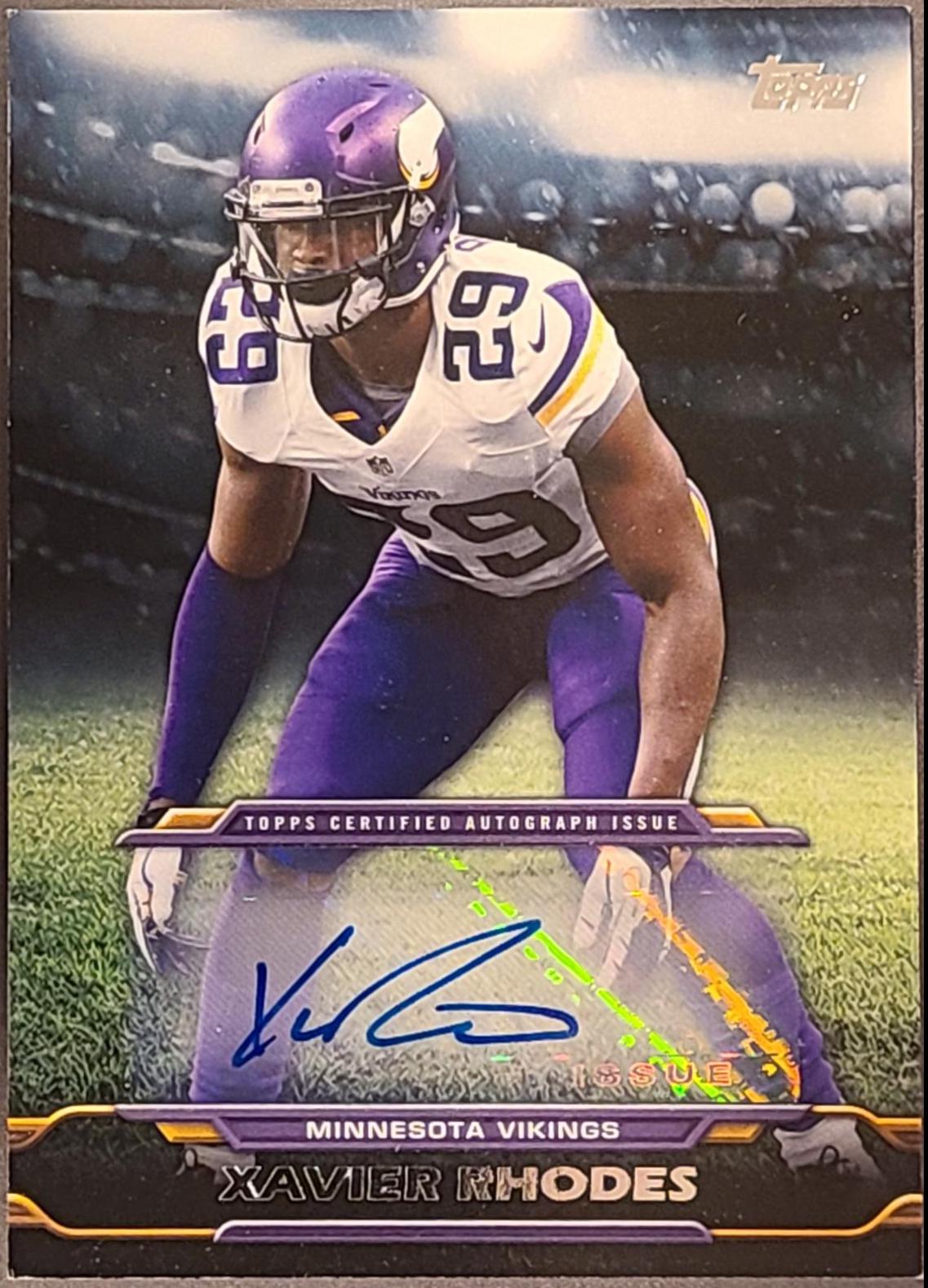 Xavier Rhodes #TA-XR