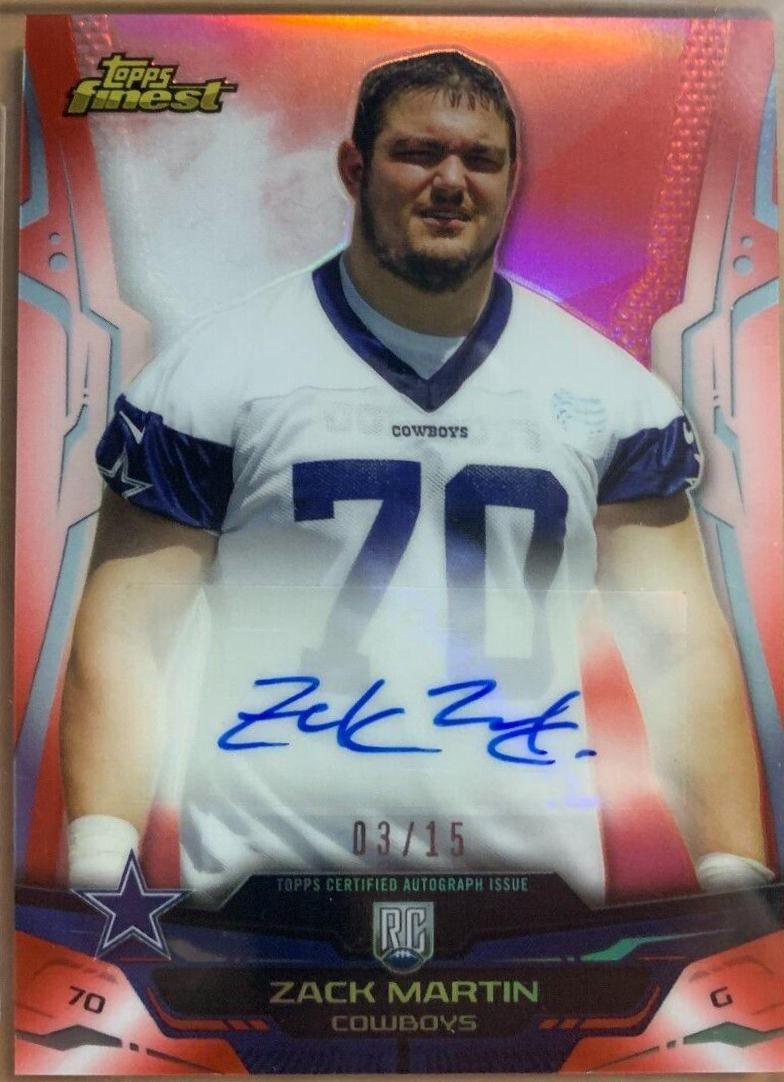 Zack Martin [Autograph Red Refractor] #112