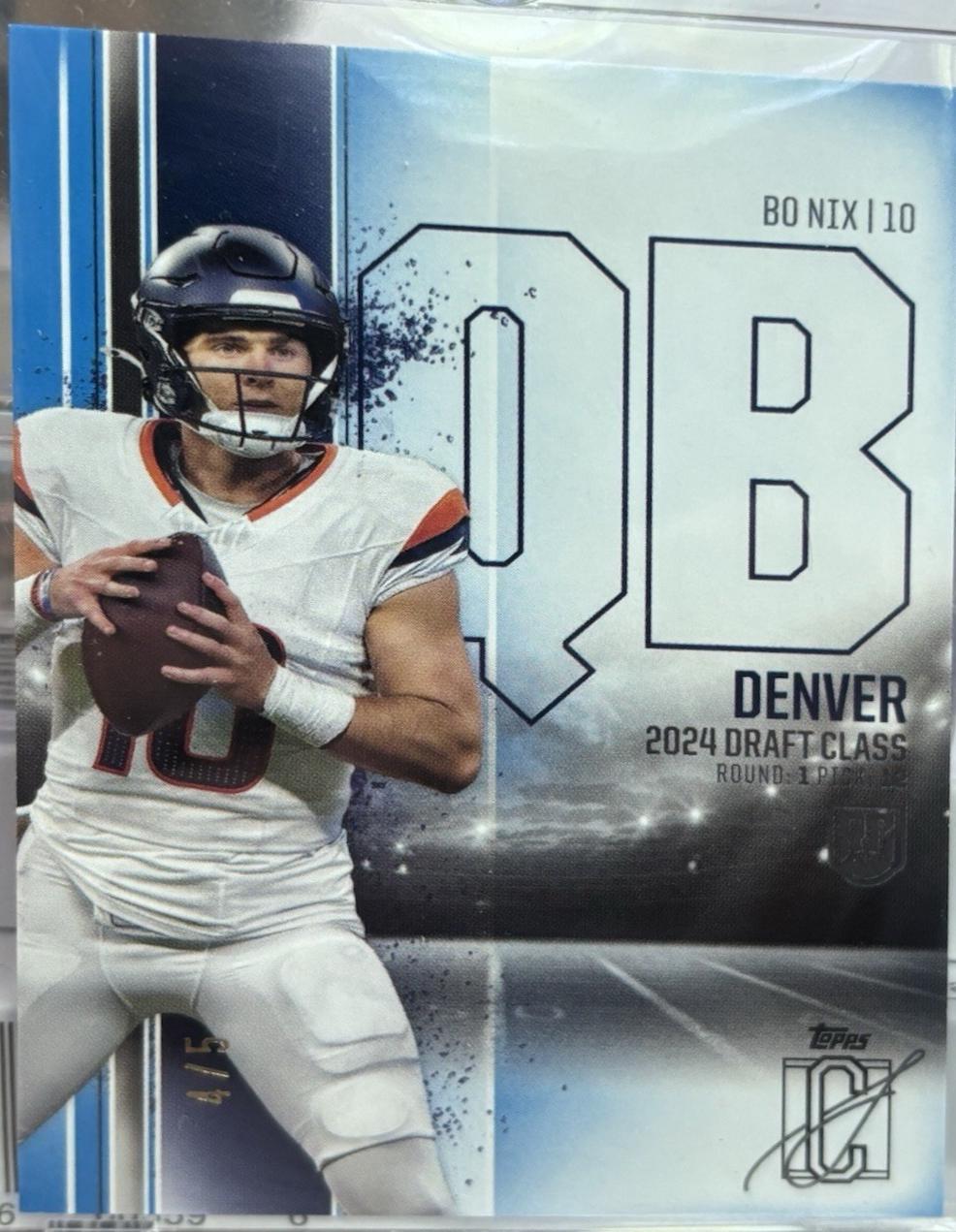 Bo Nix [Blue] #100