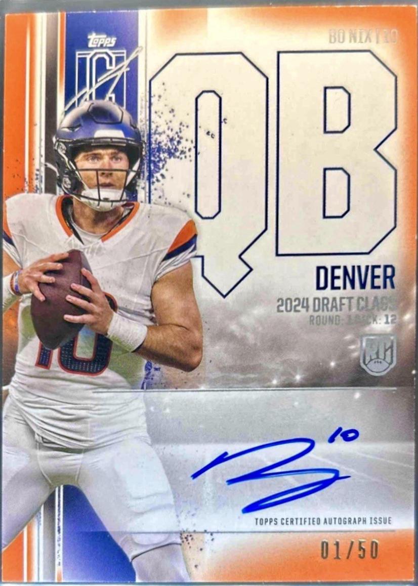 Bo Nix [Orange] #100