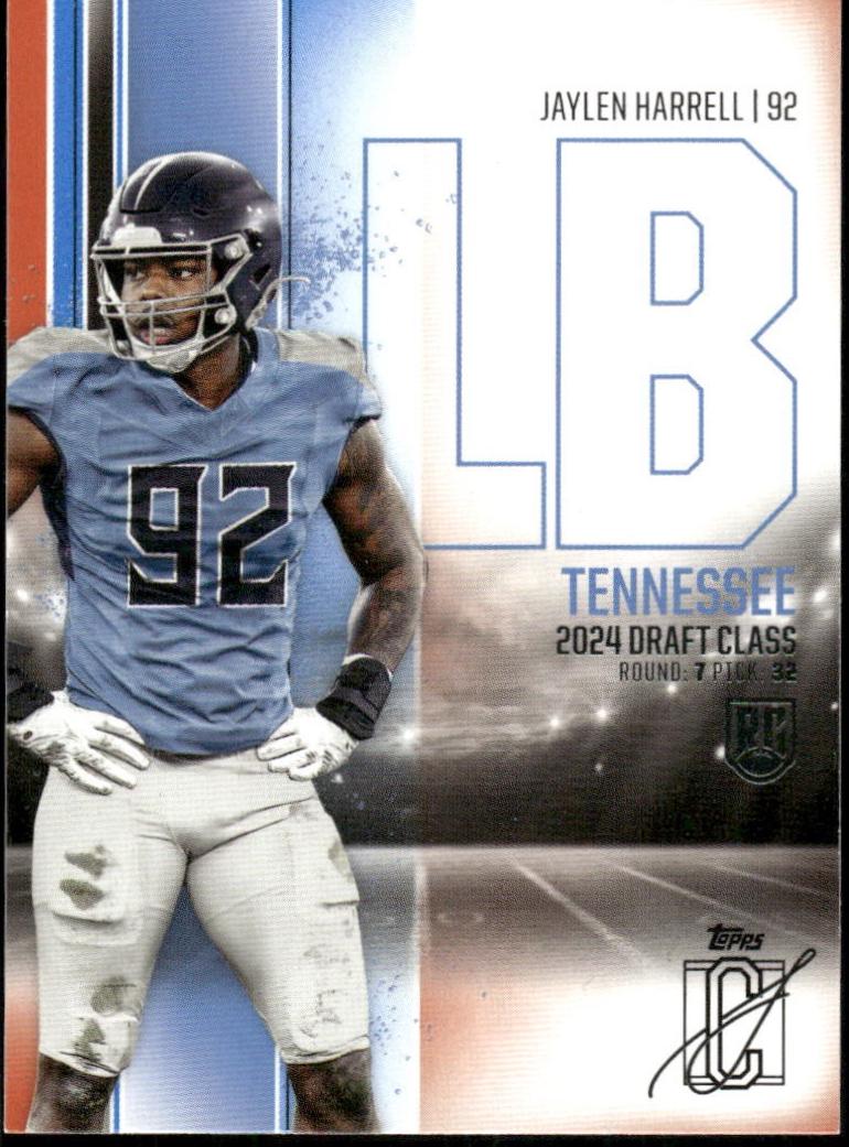 Jaylen Harrell [Blue Orange] #193