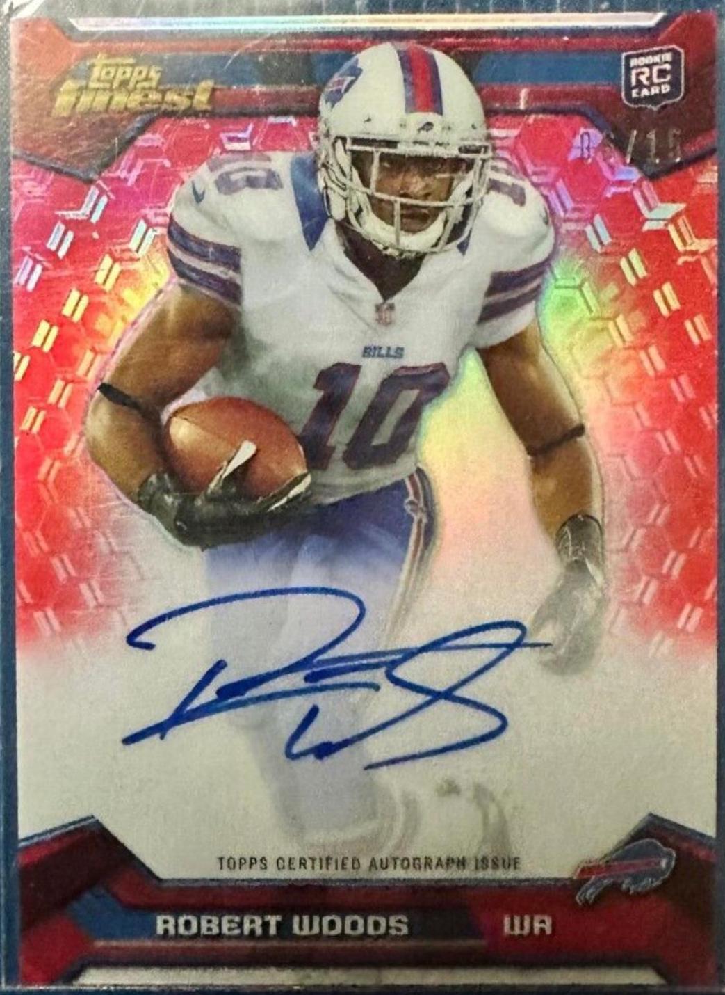 Robert Woods [Autograph Red Refractor] #107