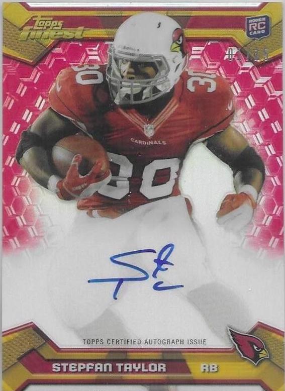 Stepfan Taylor [Autograph Red Refractor] #122