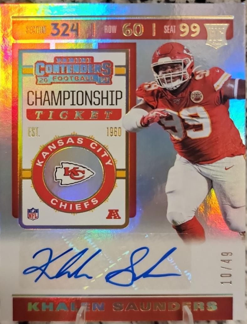 Khalen Saunders [Autograph Championship] #266