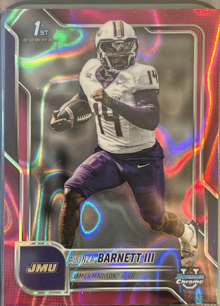 Alonza Barnett III [Pink Lava Refractor] #35