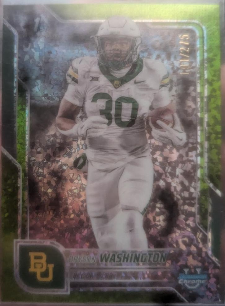 Bryson Washington [Lime Green Refractor] #56