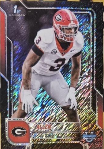 CJ Allen [Black Shimmer Refractor] #140