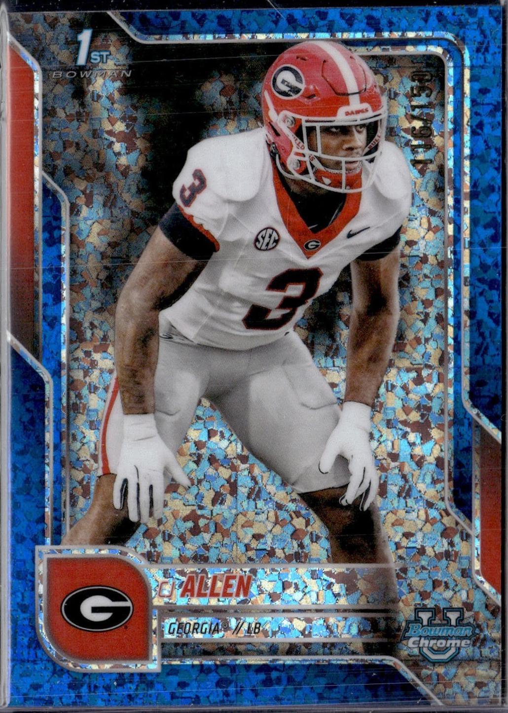 CJ Allen [Blue Mini-Diamond Refractor] #140