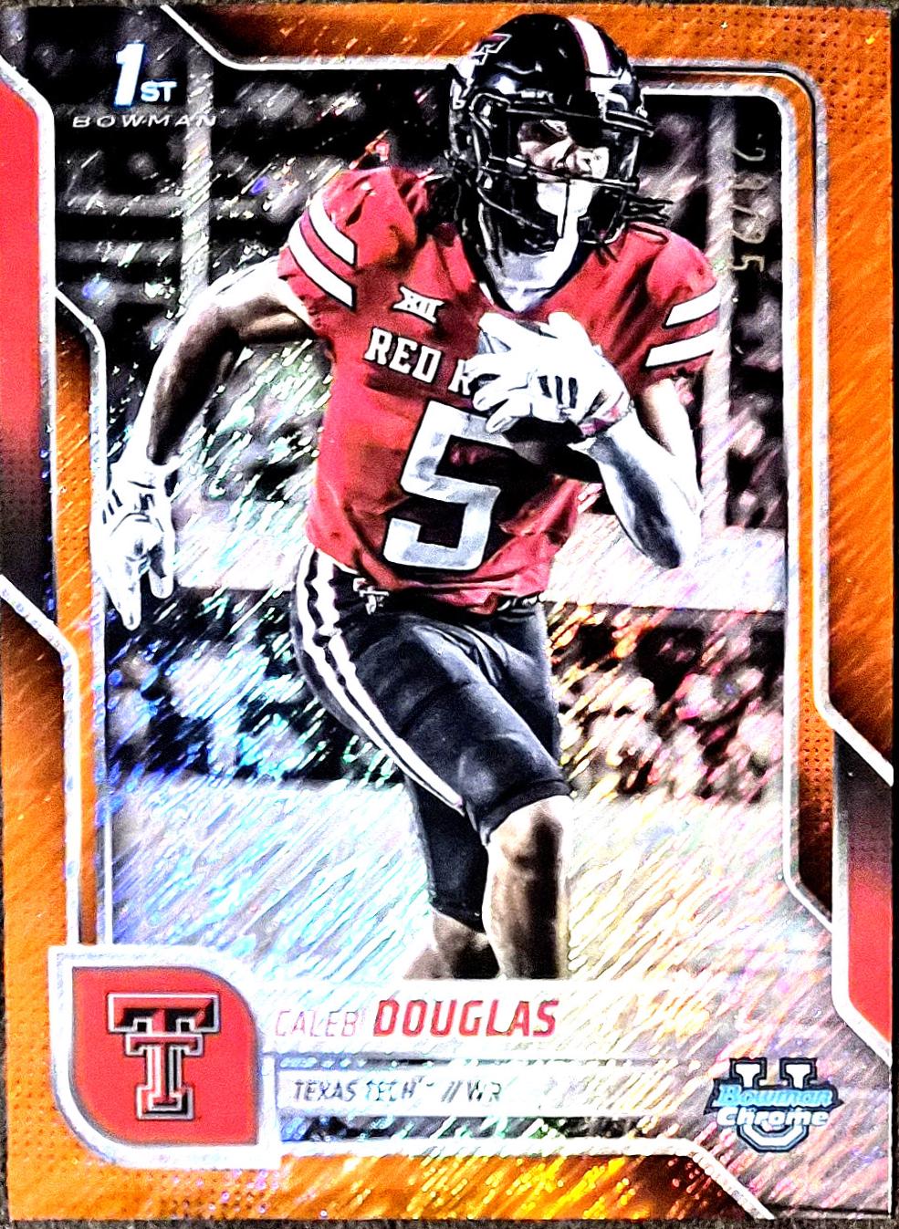 Caleb Douglas [Orange Shimmer Refractor] #74