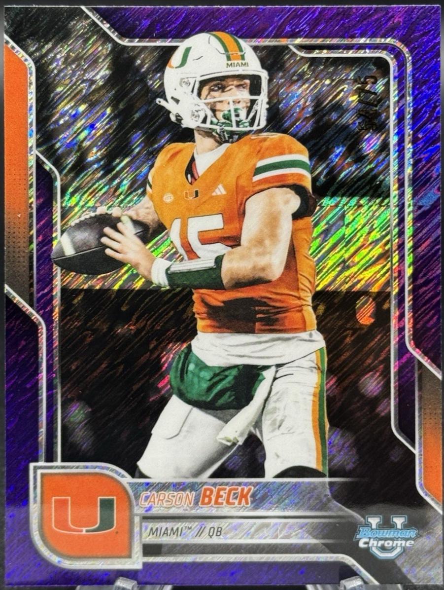 Carson Beck [Purple Refractor] #138