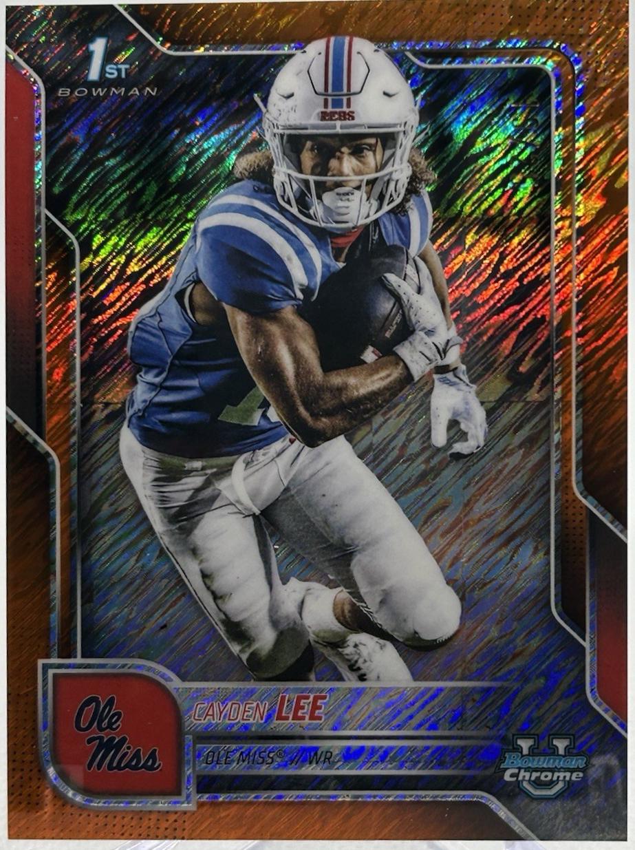 Cayden Lee [Orange Shimmer Refractor] #50