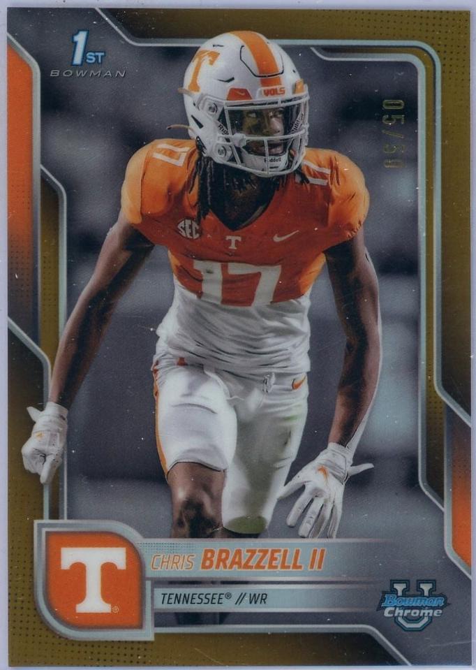 Chris Brazzell II [Gold Refractor] #69