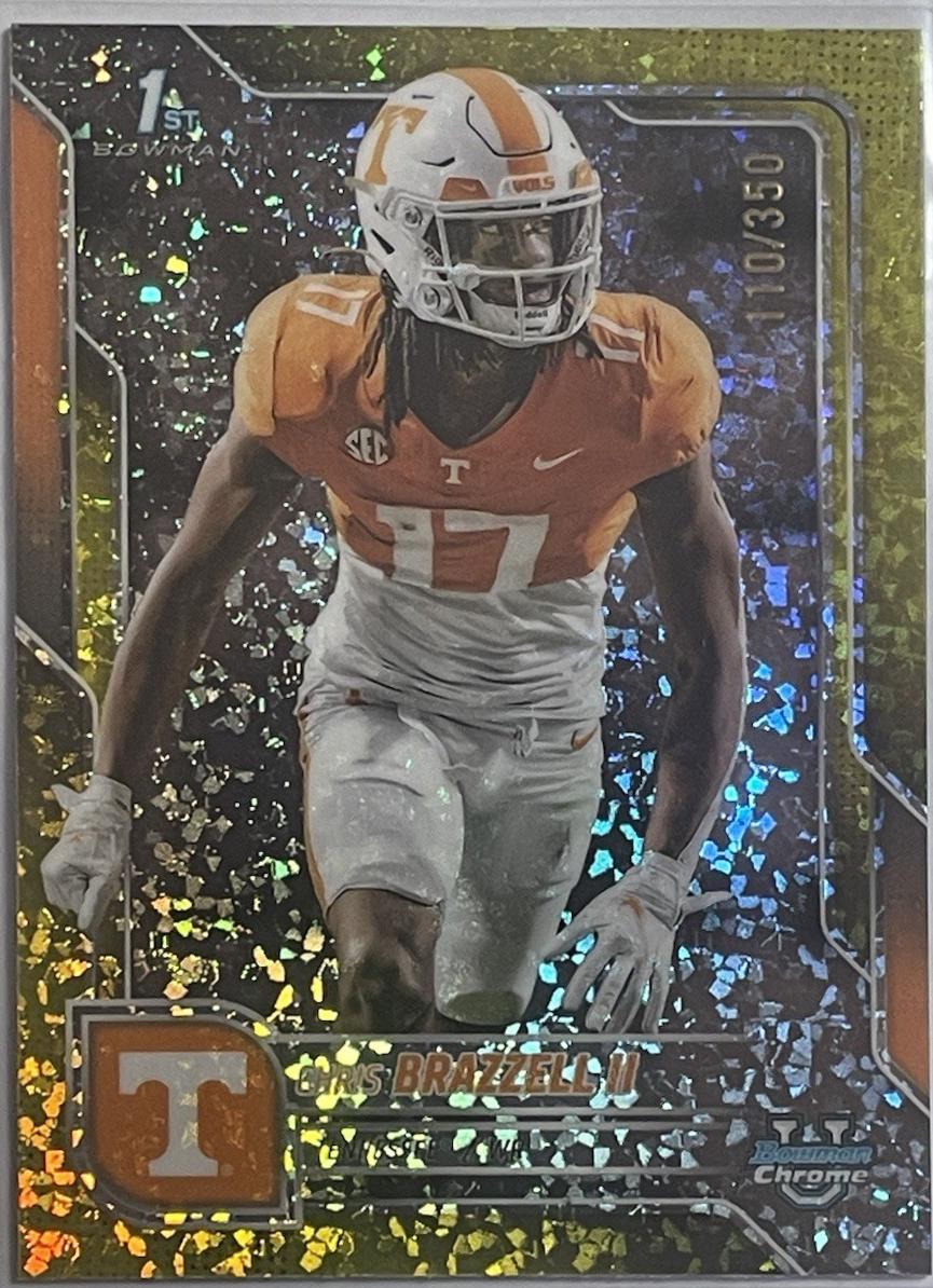 Chris Brazzell II [Yellow Mini-Diamond Refractor] #69