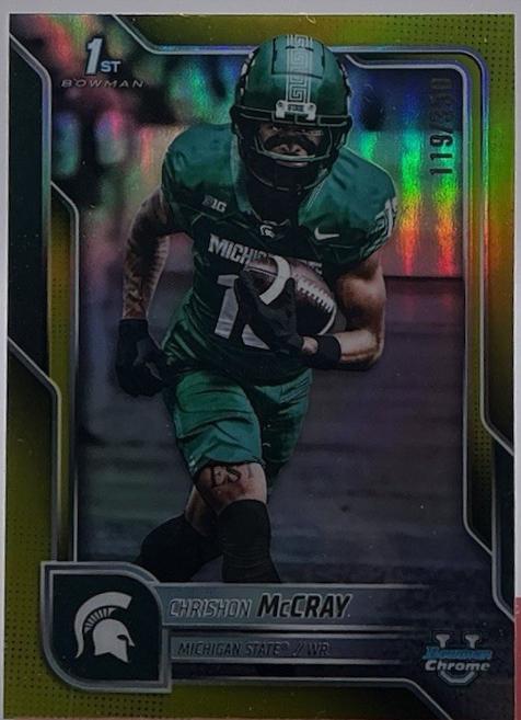 Chrishon McCray [Yellow Refractor] #155