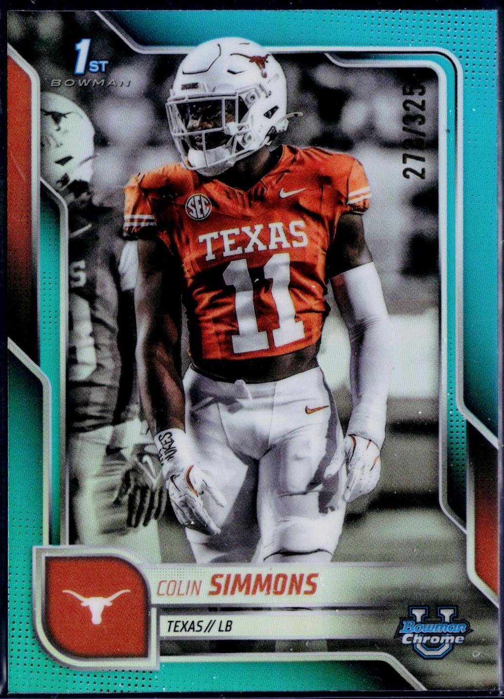 Colin Simmons [Aqua Refractor] #122