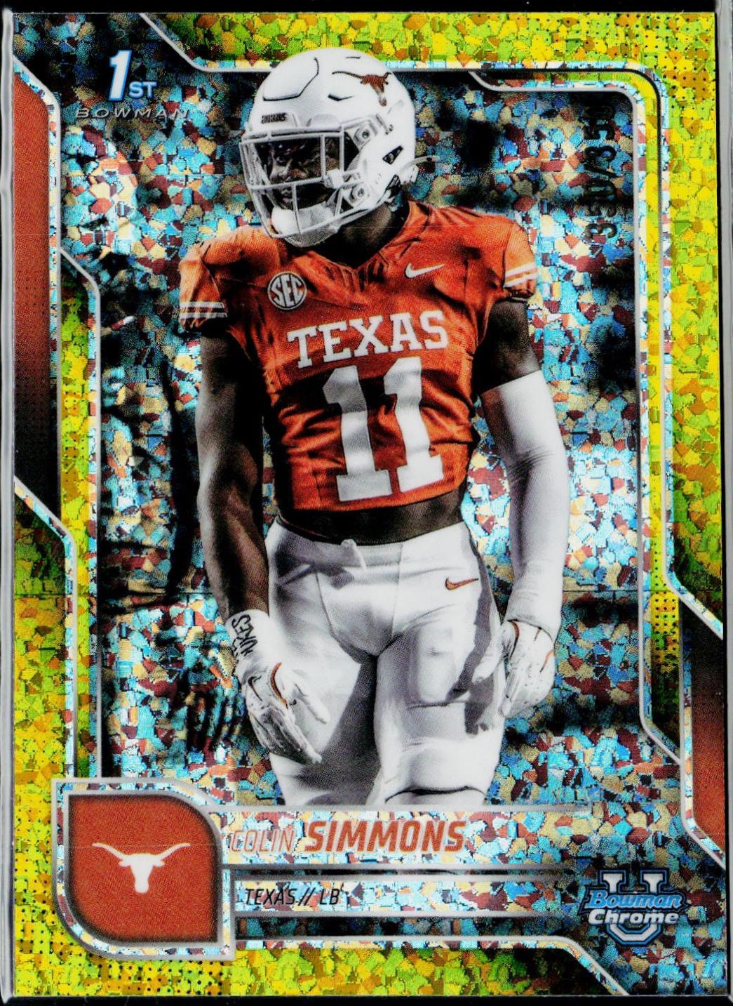 Colin Simmons [Yellow Mini-Diamond Refractor] #122