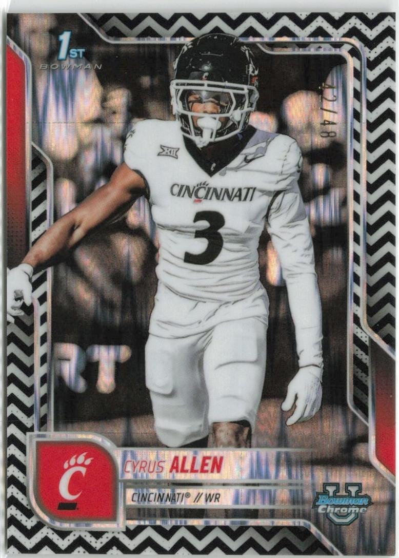 Cyrus Allen [Black White Stealth Refractor] #7