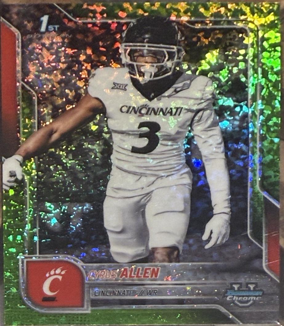 Cyrus Allen [Lime Green Mini-Diamond Refractor] #7