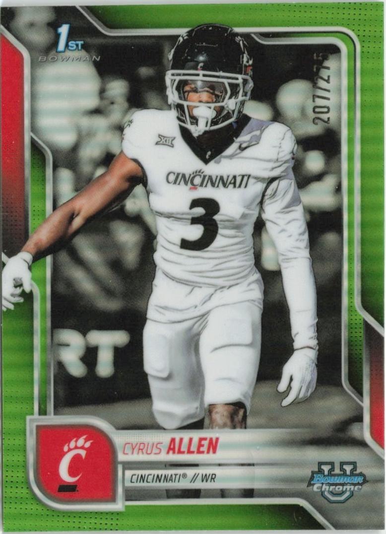 Cyrus Allen [Lime Green Refractor] #7