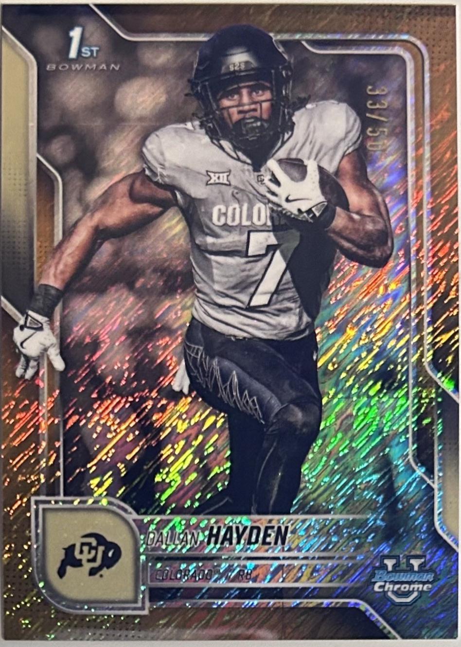 Dallan Hayden [Gold Shimmer Refractor] #132
