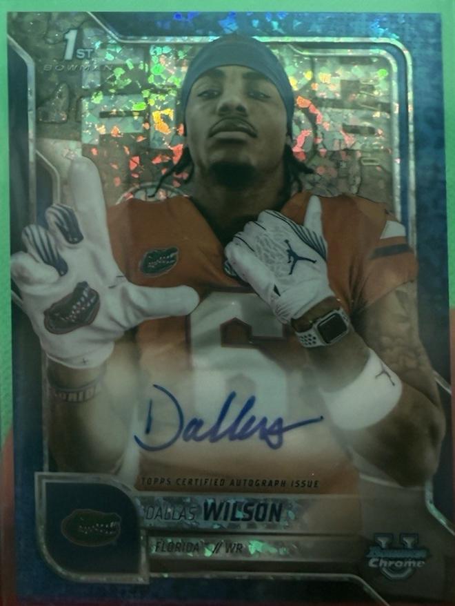 Dallas Wilson [Blue Mini-Diamond Refractor] #181