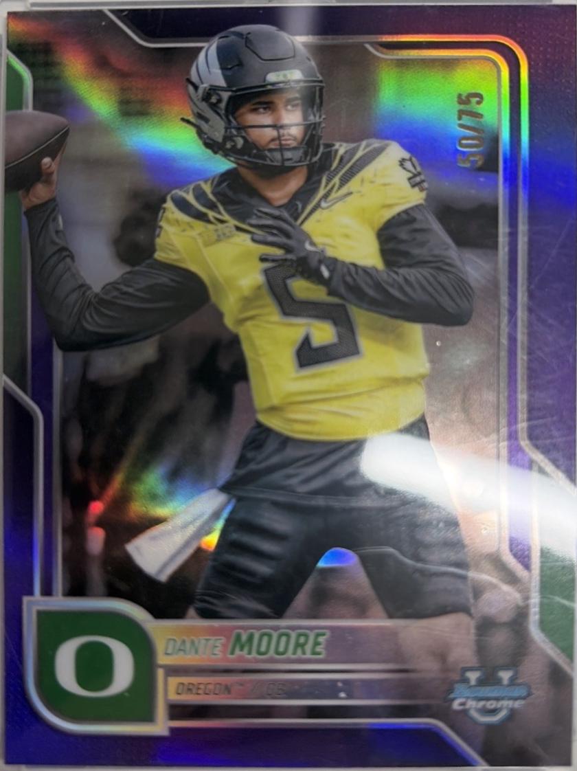 Dante Moore [Purple Refractor] #137