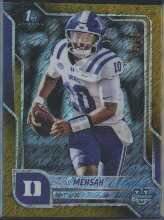 Darian Mensah [Gold Shimmer Refractor] #13