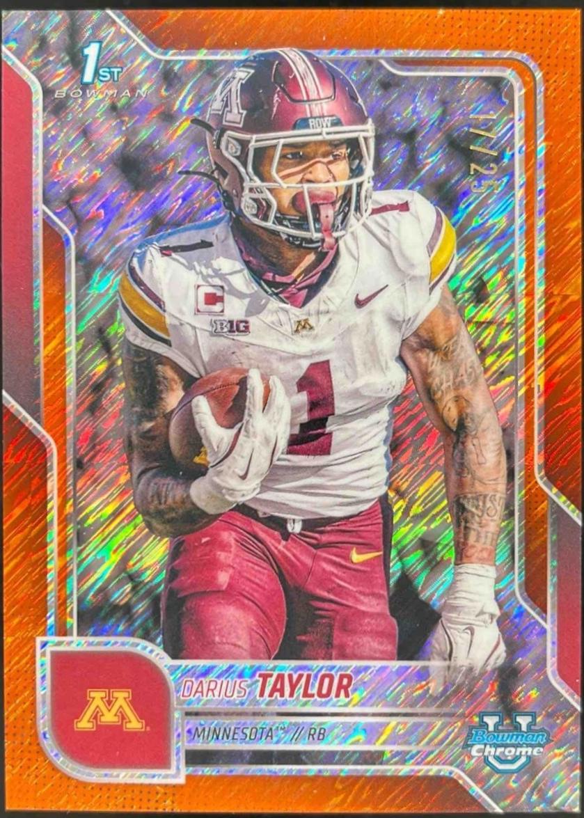 Darius Taylor [Orange Shimmer Refractor] #126