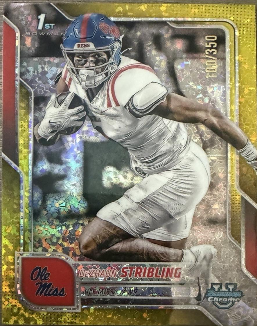 De'Zhaun Stribling [Yellow Mini-Diamond Refractor] #182