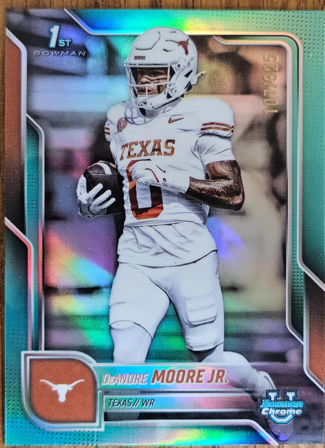 DeAndre Moore Jr. [Aqua Refractor] #183