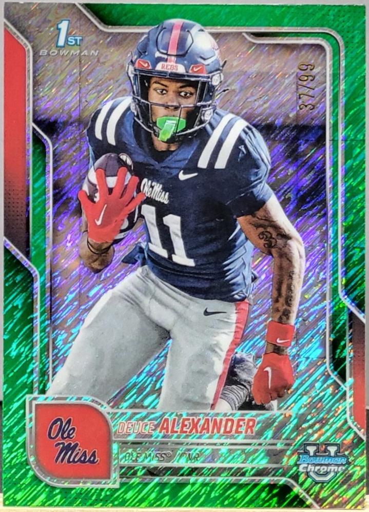Deuce Alexander [Green Shimmer Refractor] #81