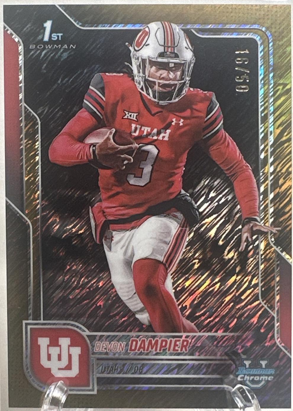 Devon Dampier [Gold Shimmer Refractor] #3