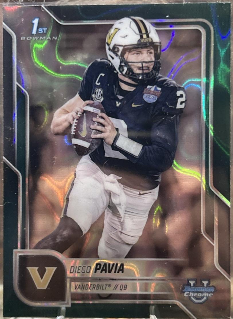 Diego Pavia [Green Lava Refractor] #190