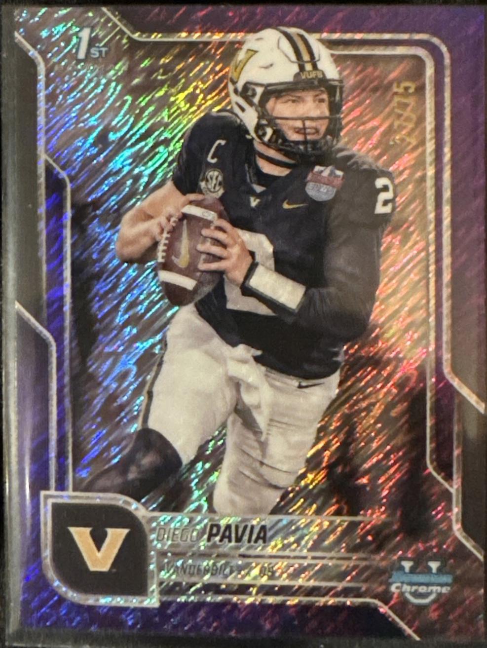Diego Pavia [Purple Refractor] #190