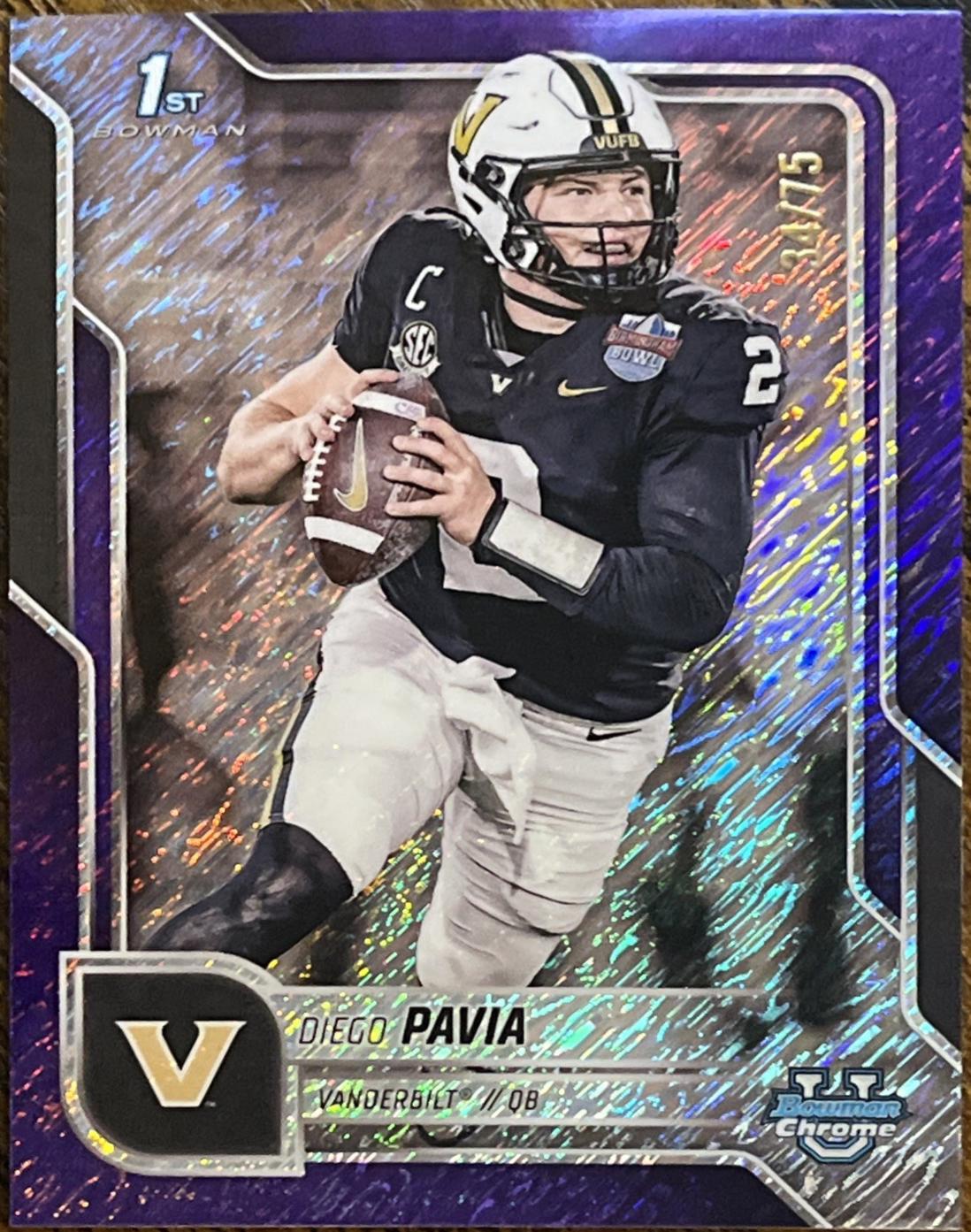 Diego Pavia [Purple Shimmer] #190