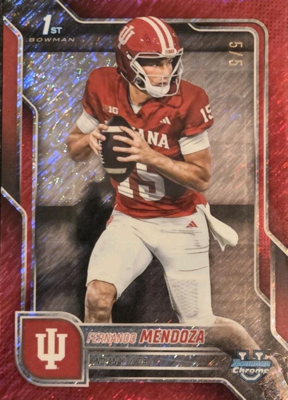Fernando Mendoza [Red Shimmer Refractor] #109