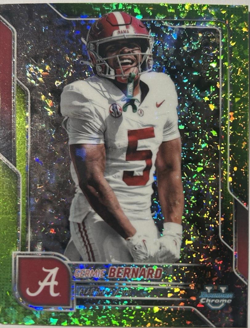 Germie Bernard [Lime Green Refractor] #187