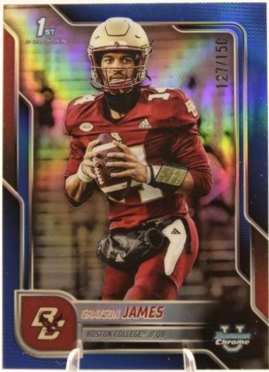 Grayson James [Blue Refractor] #75