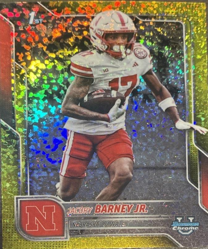 Jacory Barney Jr. [Yellow Mini-Diamond Refractor] #39