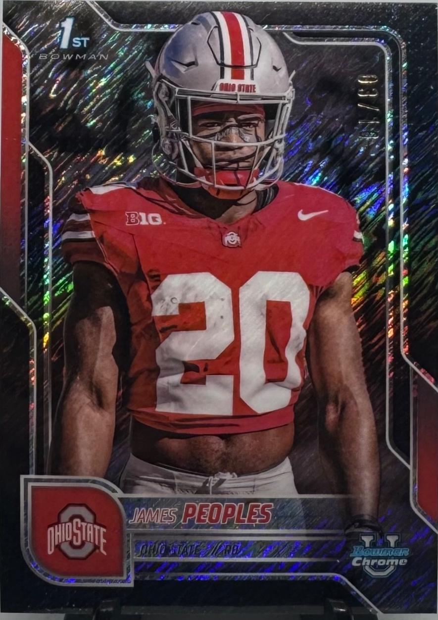 James Peoples [Black Shimmer Refractor] #43