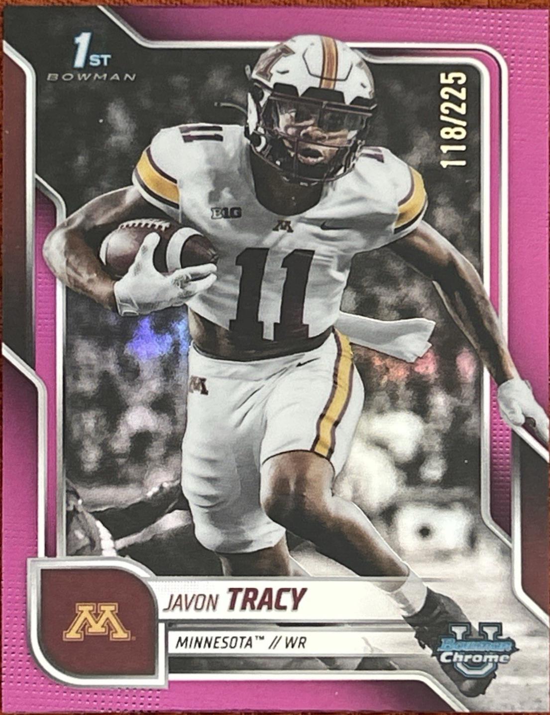 Javon Tracy [Fuchsia Refractor] #175