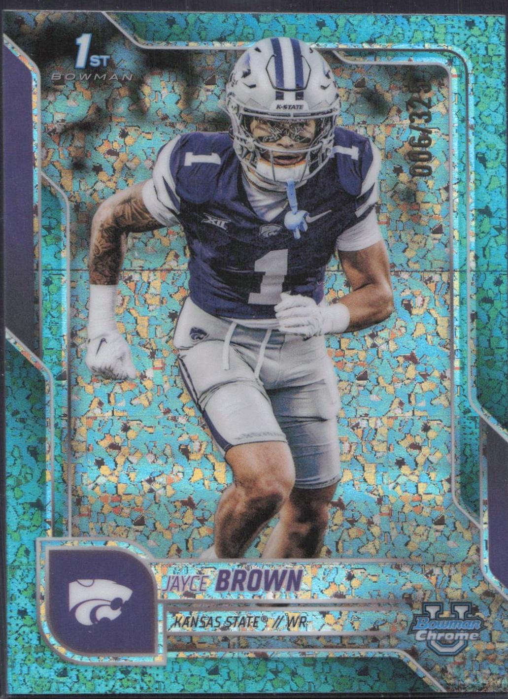 Jayce Brown [Aqua Mini-Diamond Refractor] #71