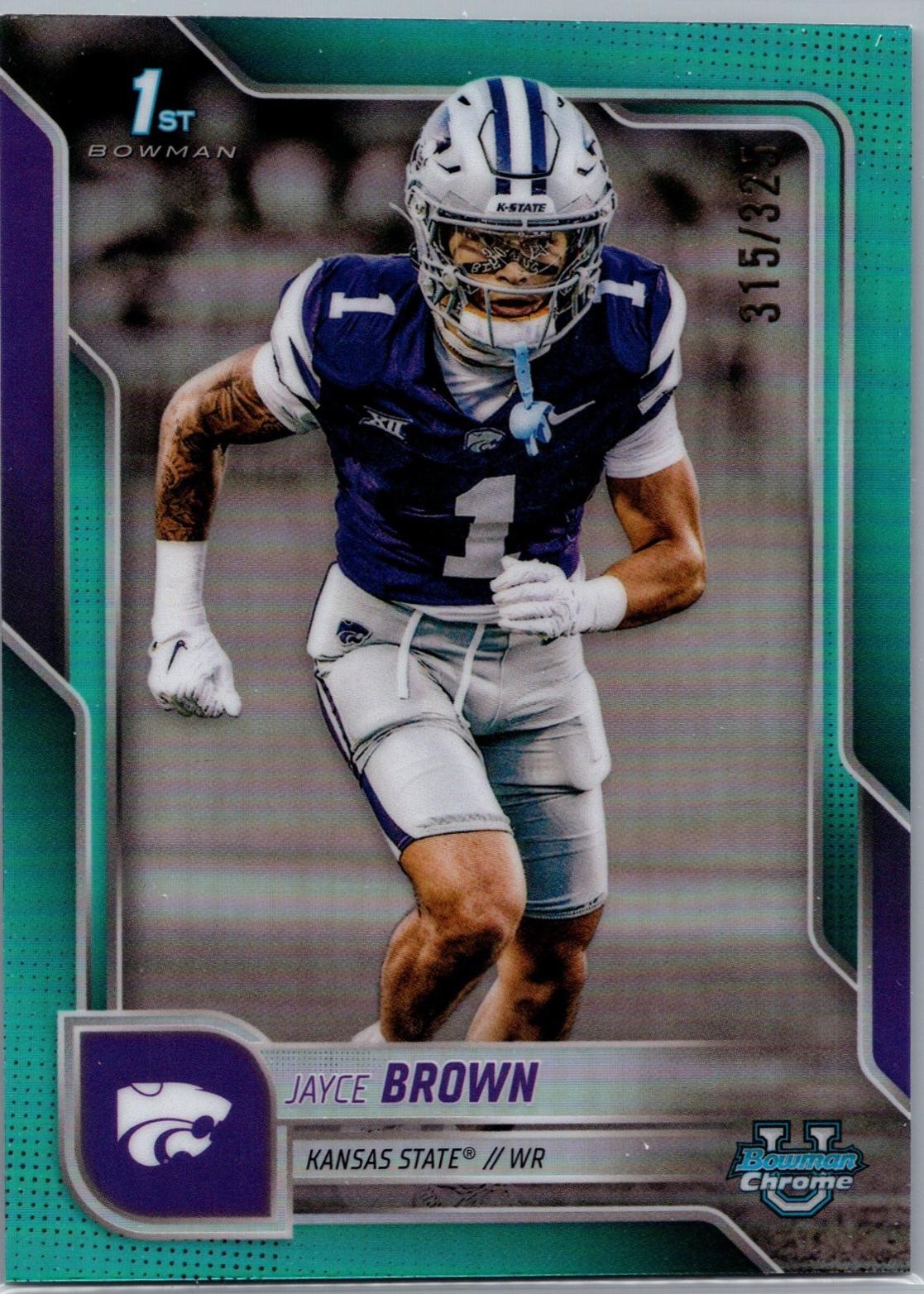 Jayce Brown [Aqua Refractor] #71