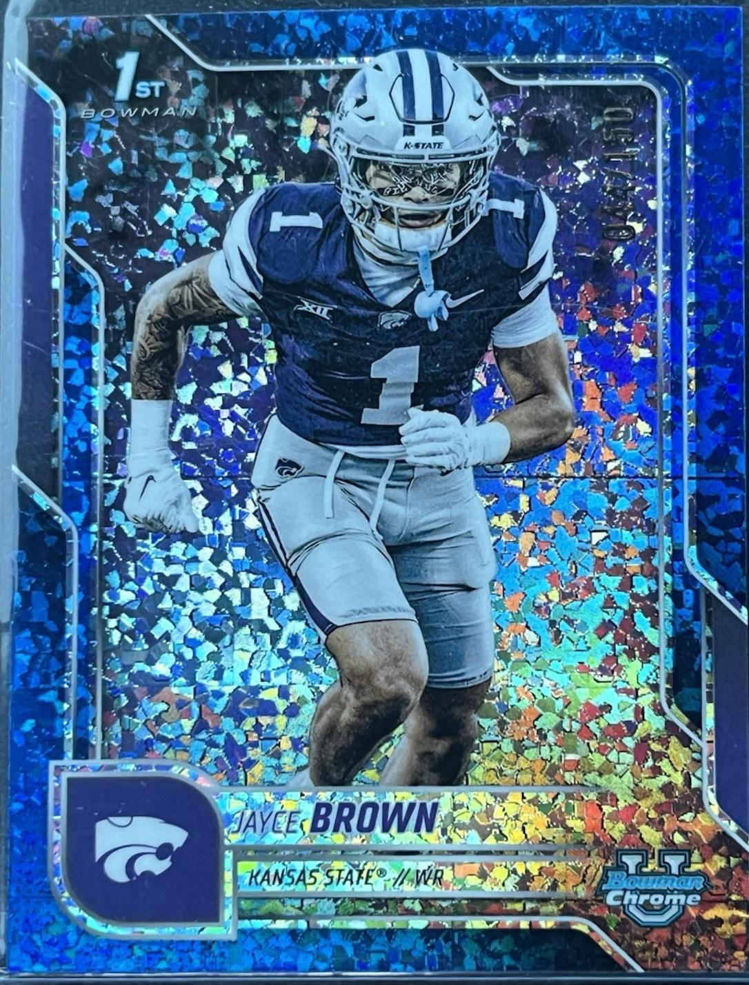 Jayce Brown [Blue Mini-Diamond Refractor] #71