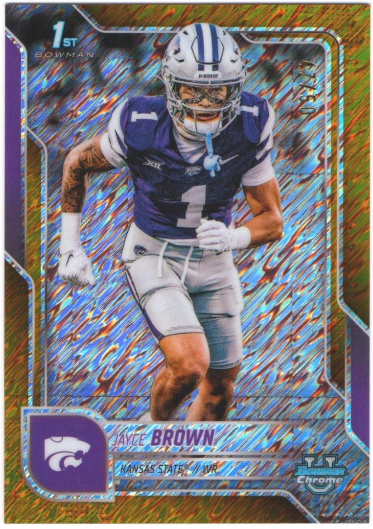 Jayce Brown [Gold Shimmer Refractor] #71