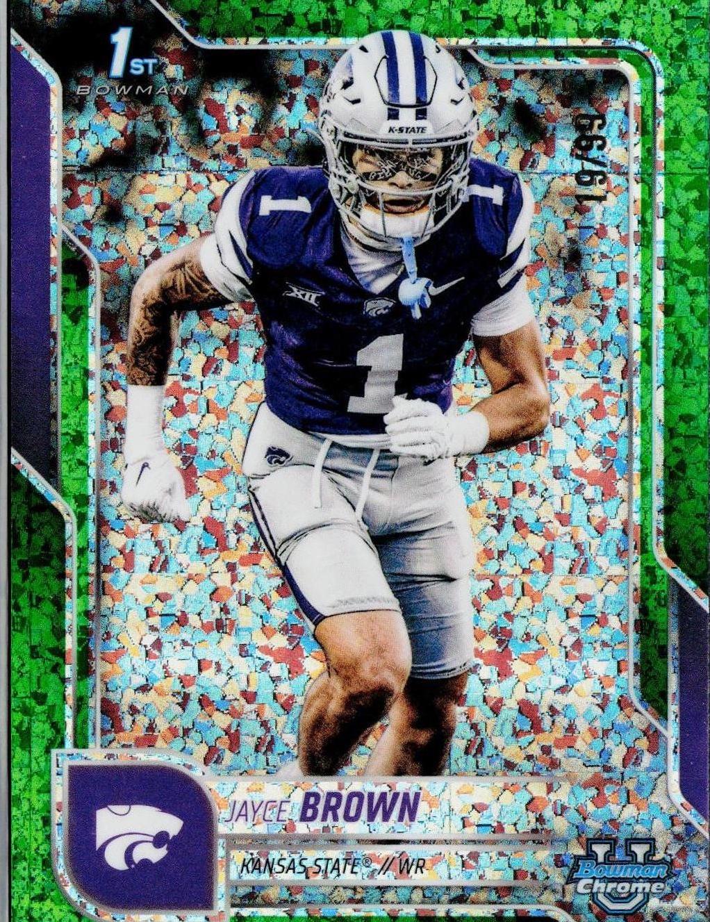 Jayce Brown [Green Mini-Diamond Refractor] #71