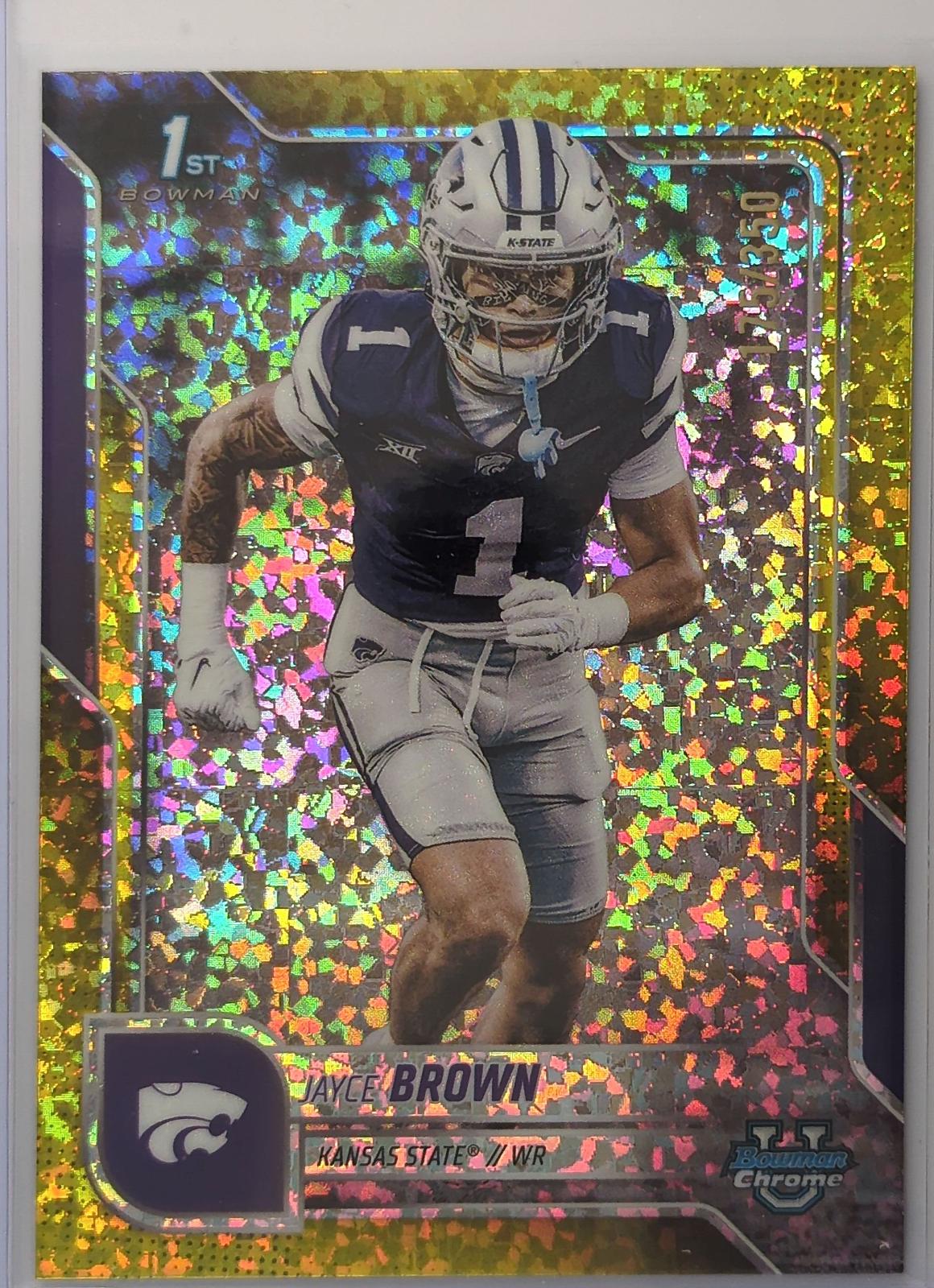 Jayce Brown [Yellow Mini-Diamond Refractor] #71