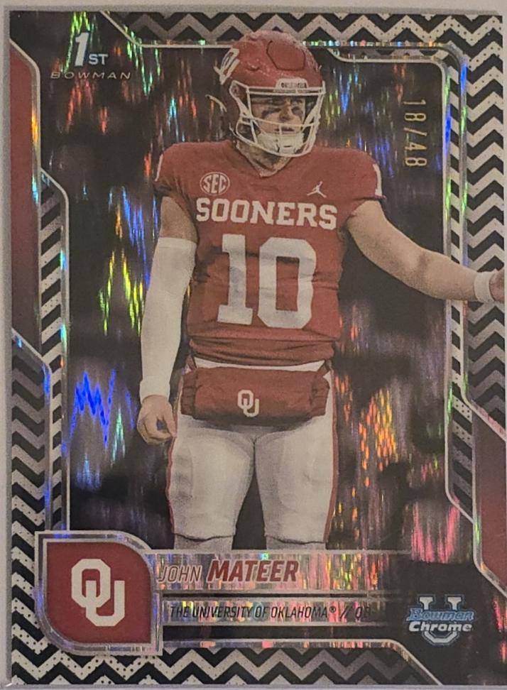John Mateer [Black White Stealth Refractor] #1