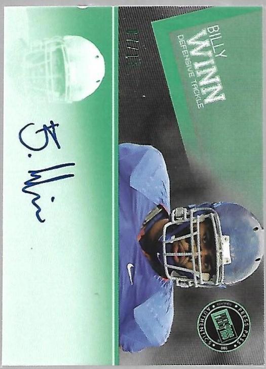 Billy Winn [Green /15] #PPS-BW2