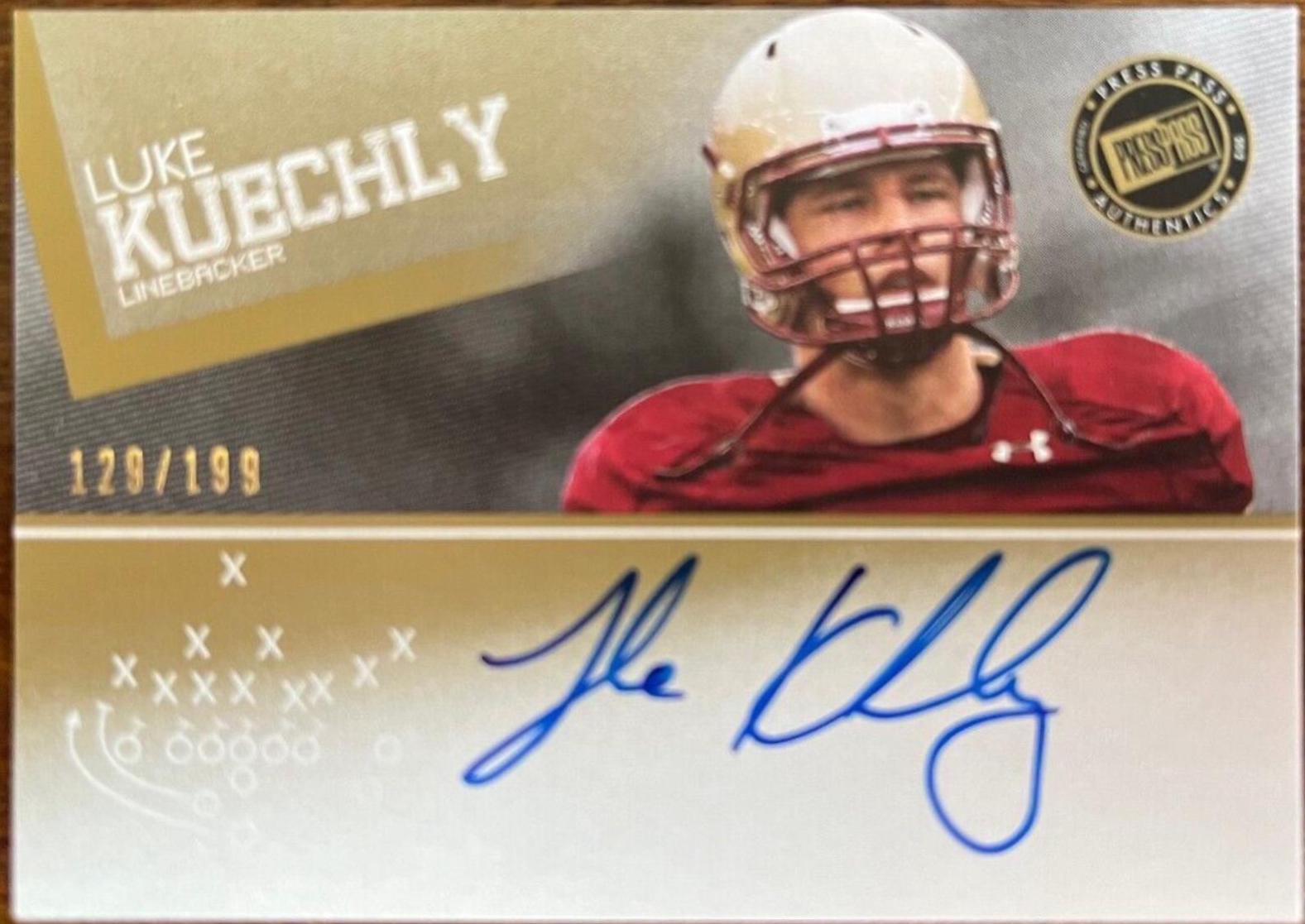 Luke Kuechly [Blue] #PPS-LK